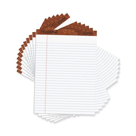 Tops Products PAD, LGL RULED, PERF, LTR, WE 7533